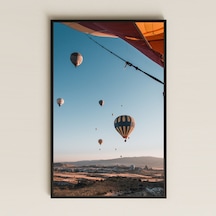 Kapadokya Balon Turu Uv Baskılı Dikey Manzara Pvc Tablo
