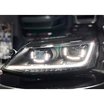 Vw Jetta İle Uyumlu B8 Dizayn Far 2011-