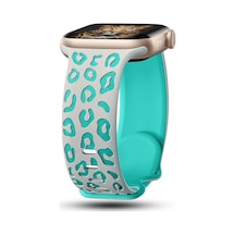Watch 10 42mm Nvth Krd-140 Silikon Kordon Strap Kayış - Gri-yeşil