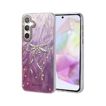 Samsung Galaxy Uyumlu A35 5g Kılıf Blade Aynalı Desenli Kapak - Desen 1 İtdark44438