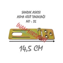 Sandık Askısı - No 35 - 14.5 Cm Asma Kilit Takacağı