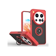 Xiaomi Mi 15 Ultra Kılıf Montreal Yüzüklü Silikon Kapak - Kırmızı 0.2M-Çok Renkli