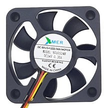 Xmer 50X50X10Mm 24V 0.20A 3 Kablolu Fan