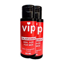 Vip Xxxlcream For Men 60 Ml 2 Adet Erkekler Için Büyütücükalınlaştırıcı Krem 60 Ml