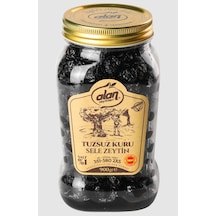 Alan Zeytinleri Tuzsuz Kuru Sele Siyah Zeytin 900 G