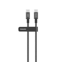 Philips Dlc7060c/00 240w Usb-c To Usb-c Örgülü Şarj Kablosu 2m