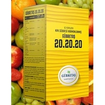 Gübretaş 20.20.20 Npk Ağaç Bitki Meyve Sebze Çiçek Gübre 1 KG