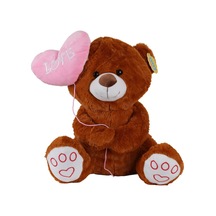 4740 Sun-jnh-pff-sk Peluş Ayı Kalpli Balonlu 40cm 2r