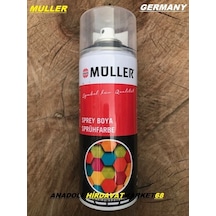 Muller Akrilik Antrasit Gri Sprey Boya Koyu Gri Tampon Boyası 400