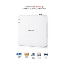 Ds-7108nı-q1 8 Kanal Ip Nvr 1 Hdd 6tb Destekli