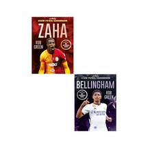 Zaha - Bellingham Benim Futbol Kahramanım Büyük Poster Sticker Futbolcu Kartı Hediyeli 2 Kitap