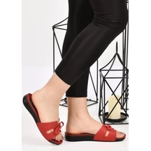 Aryan 11-367 Kadın Ortapedic Terlik Kırmızı