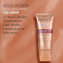 On Skin Işıltılı Nemlendirici Yüz Kremi Hyalüronik Asitli, Pantenollü, Çiçek Yağları İle Zenginleştirilmiş, Tüm Cilt Tipleri İçin, 50 Ml