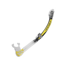 Cressi Alpha Ultra Dry Yetişkin Şnorkel Clear-black-yellow Tek Renk