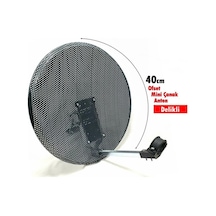 Antenci 40Cm Delikli Mini Çanak Anten Next Lnb 10Mt Kablo