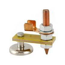 Ranyeek Otomatik Tamir Magnetik Toprak Klembi, Bakır Elektrot, 3kg Çekim Gücü, Araç Tamiri İçin Sabitlenmiş Demir Blok