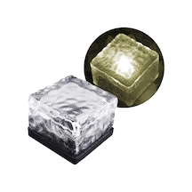 Solar Ledli Günışığı Tuğla Görünümlü Bahçe Dekorasyon Aydınlatma 3731