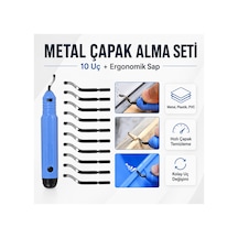 Metal Çapak Alma Seti Raspa