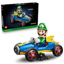LEGO® Mario Kart™ – Luigi ve Mach 8 72050 - Yetişkinler için Yaratıcı Sergileme Modeli Yapım Seti (2234 Parça)