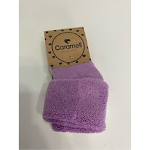 Caramell Kız Çocuk 2'li Havlu Çorap Düz 001