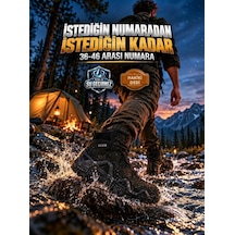 Nstil Günlük Erkek Siyah Hakiki Deri Bot Bağcıklı Tırtık Kaymaz Taban Outdoor Ayakkabı X03