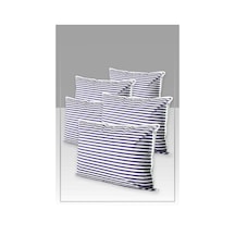 5'li Set Yastık Düzenleyici Hurç Lacivert Çizgili 50x70 Cm Lacivert