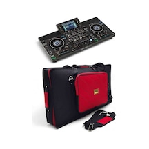 Denon Sc Live 4 Setup Için Uyumlu Soft Case Taşıma Çantası.kırmızı.