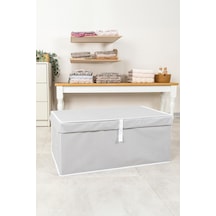 Kartonlu Hurç Mega Plus 70 40 30 Cm 70 X 40 Kumaş Gri Eg Diğer
