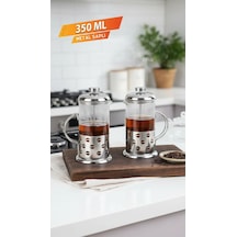 French Press - Filtre Kahve Ve Bitki Çayı Demliği 350 Ml 2-adet Çok Renkli French Press - Filtre Kahve Ve Bitki Çayı Demliği 350 Ml 2-adet Çok Renkli