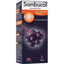 Sambucol Plus Kara Mürver Özütü C Vitamini & Çinko 120 ML