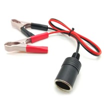 Araç Akü Terminali Klipsli Çakmak Güç Soketi Kablo Boyu 30cm
