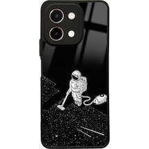 Vivo Y28 Astronot Tatiana Tasarımlı Glossy Telefon Kılıfı Çok Renkli