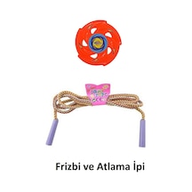 Frizbi Oyun Seti Çeşitleri atlama İpi - Plastik Top Frizbi ve Popit