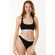 Sporcu Büstiyer Takım Siyah