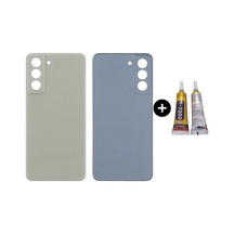 Samsung S21 Fe Sm-g990 Uyumlu Arka Pil Kapağı Yeşil + B7000 Çok Renkli