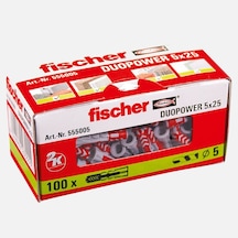 Fischer Duopower 5x25 Dübel 100 Adet