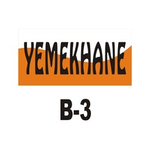 Iş Güvenliği Pvc Dekota Uyarı - Ikaz Levhası Yemekhane Yazılı (261307225)