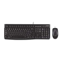Logitech Mk120 Kablolu Set 920-002560 Siyah Optik