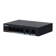 Dahua Pfs3006-4gt-60-v2, 4 Port, Gigabit, Poe 60w, 2 Port Uplink, Yönetilemez, Masaüstü Switch