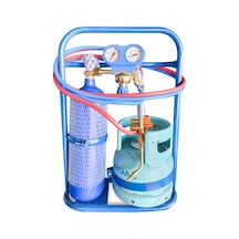 Dorf Oksijen-propan Kaynak Seti 6 Litre Piknik Tüplü Full Set
