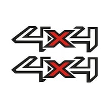 Modifiye Ranger 4X4 Jeep Sticker Araba Stickerı Yapıştırma 2 Adet