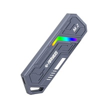 Lexroo Raxius Dk03 Usb-a/type-c Kablolu Rgb 22x80 M.2 Nvme Taşınabilir Harici Ssd Boş Kutu
