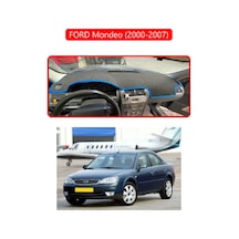 Ford Mondeo 2000-2007 Torpido Koruma Halısı Kırmızı Kenar