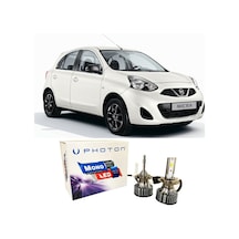 Nissan Micra Led Xenon Uzun + Kısa Far Ampulü H4 Mono Yeni Seri Beyaz 2010-2017