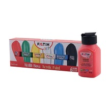 Fatih Akrilik Boya 75 Ml 6 Renk 55505 Kırmızı
