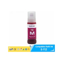 Epson 112 Ecotank Pro L15180 Kırmızı İthal Uyumlu Pigmentli Mürekkep 70 Ml