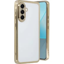 Samsung Uyumlu Galaxy A17 5g Kamera Korumalı Lensli Silikon Altın