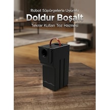 Roborock Qrevo Curv / Curv X / Curv S5X Tekrar Kullanılabilir Toz Haznesi 1 Adet