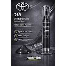 Toyota Rötuş Boya Kalemi 218 Attitude Siyah 2si1arada Çizik Giderici