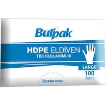 Burpak / Dolphin / Şeffaf Eldiven Hdpe 1 Paket 1 X 100 Adet